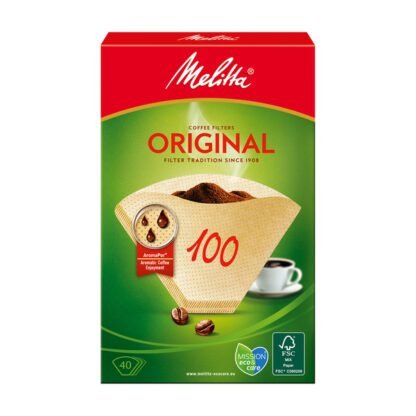 Melitta - Papierowe filtry do kawy 100 - AromaBoy - 40 sztuk