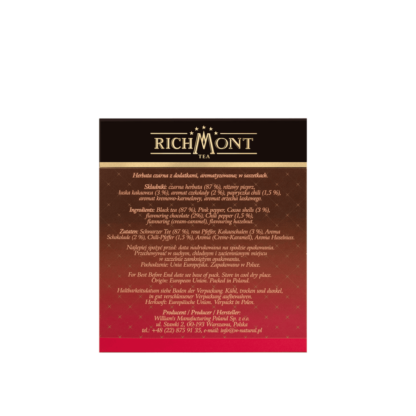 Richmont Black Chilli Chocolate 40 saszetek - obrazek 5