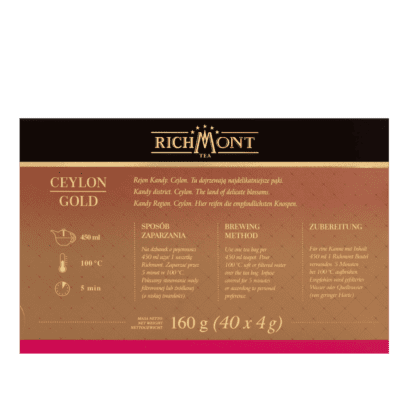 Richmont Ceylon Gold 40 Saszetek - obrazek 5