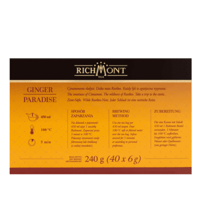 Richmont Ginger Paradise 40 saszetek - obrazek 6