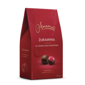 Eurohansa - Amaresti Żurawina w Czekoladzie Deserowej - 80g