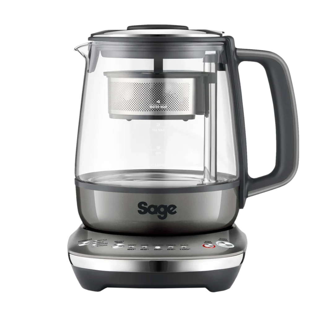 Czajnik elektryczny Sage STM700SHY z wbudowanym koszem do parzenia herbaty