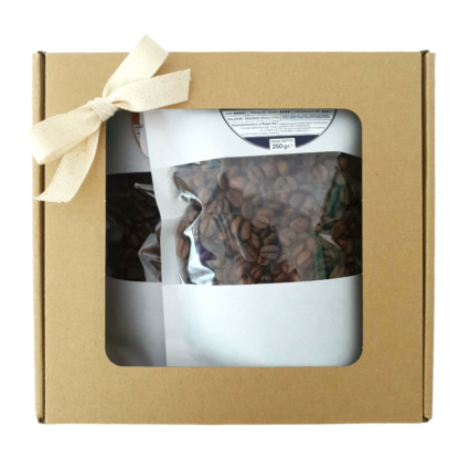 Zestaw Prezentowy Upominek BOX 2 x Kawa 250g Coffee Selection - obrazek 2