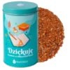 Herbata rooibos w ozdobnej puszce z motywem edukacyjnym, mieszanka 'Dziękuję za pomoc w odkrywaniu świata' od Teaverso
