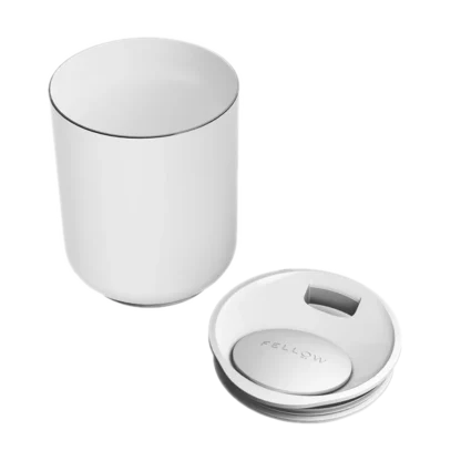 Biały kubek termiczny Fellow Rocky Lowball Tumbler o pojemności 295 ml