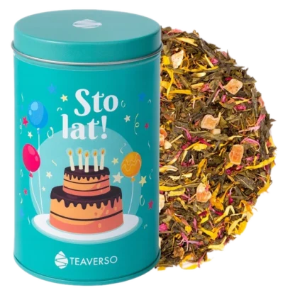 Zestaw herbaty w puszce Teaverso - Sto lat!