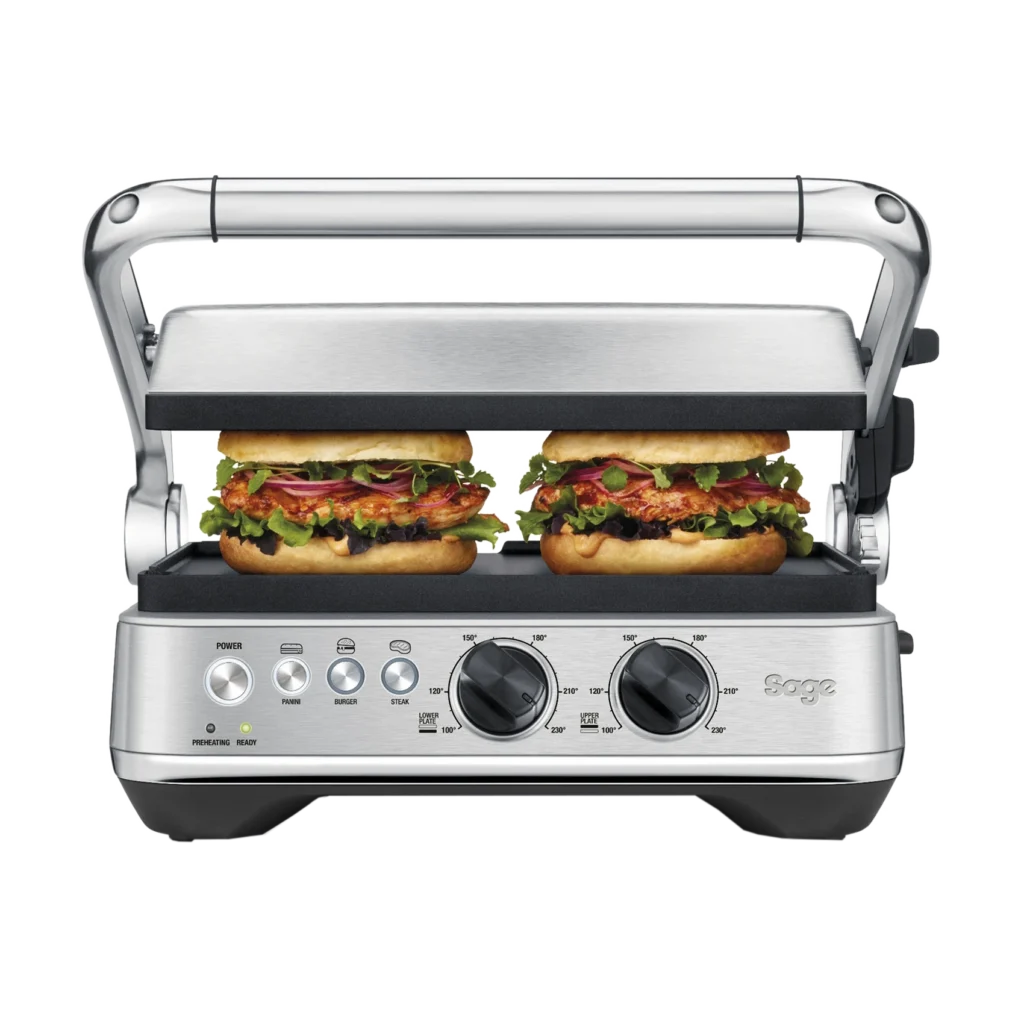 Elektryczny grill Sage SGR700BSS z funkcją zamykania