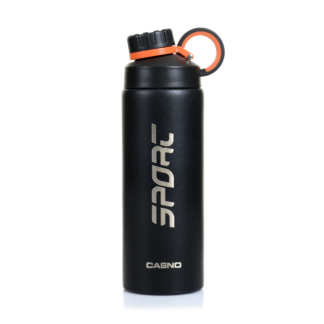 Butelka Termiczna Casno James Steel 600 ml Czarna