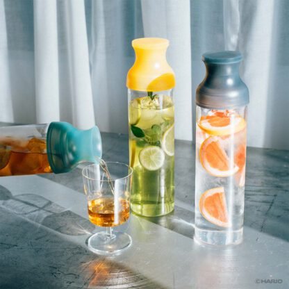 Hario - Filter-In Tea Carafe - Butelka do Cold Brew Żółta 1l - obrazek 3