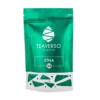 Opakowanie herbaty Teaverso Etna w zielonym woreczku z logo Teaverso i napisem 'my cup of tea'.