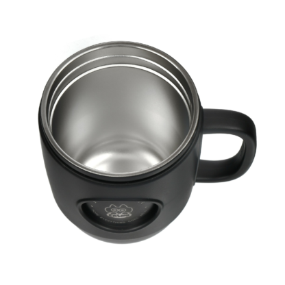 Kubek Termiczny ze Słomką Casno Booker 450 ml Czarny - obrazek 3