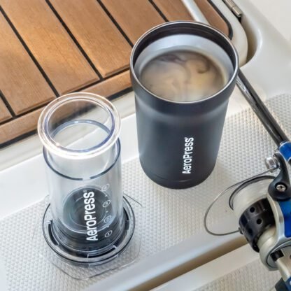 AeroPress Go Plus - Zaparzacz do Kawy z Kubkiem Termicznym Czarny - obrazek 6