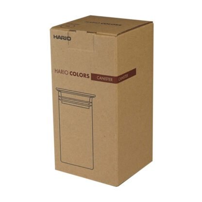 Hario - Colors Canister - Pojemnik Szklany Bursztynowy 400ml - obrazek 2