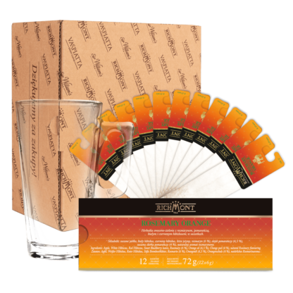Richmont Rosemary Orange 12 Saszetek + Szklanka Hot Winter