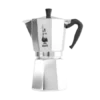 Bialetti kawiarka Moka Express 12 filiżanek, klasyczna aluminiowa kawiarka o pojemności 12 tz, idealna do przygotowywania tradycyjnej włoskiej kawy espresso w domu.
