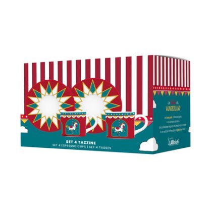 Bialetti - Zestaw 4 filiżanek ze spodkami Winter Wonderland - obrazek 2