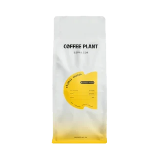 Opakowanie kawy Coffee Plant, Etiopia Oromia, o gramaturze 1kg, przygotowane z ziaren pochodzących z Etiopii, o naturalnym procesie obróbki. Intensywne nuty smakowe o wyjątkowym, afrykańskim charakterze, idealne do espresso.
