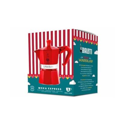 Bialetti - Moka Express Winter Wonderland 3tz Czerwona - obrazek 2
