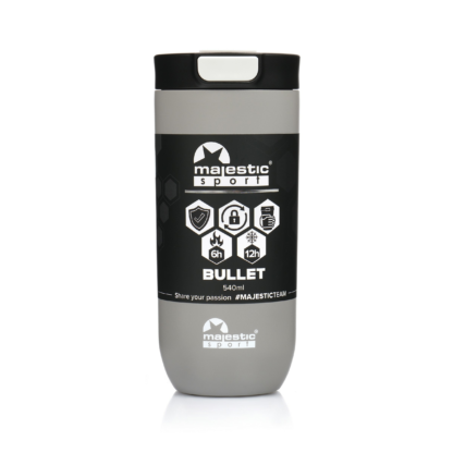 Kubek Termiczny Majestic Sport Bullet 540 ml Szary - obrazek 7