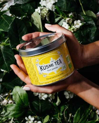 Kusmi Tea - Green Jasmine Bio - Herbata Sypana 90g - obrazek 4