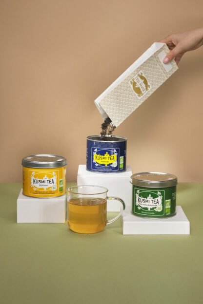 Kusmi Tea - Spearmint Green Tea - Herbata Sypana 100g - obrazek 5