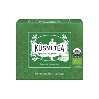Kusmi Tea - Spearmint Green Tea - Herbata 20 Saszetek