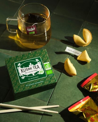 Kusmi Tea - Chinese Green Tea Bio - Herbata 20 Saszetek - obrazek 3