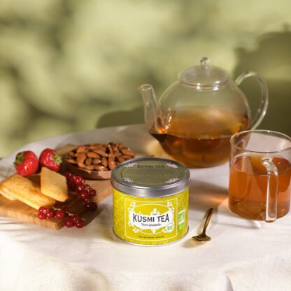 Kusmi Tea - Green Almond Bio - Herbata Sypana 100g - obrazek 4