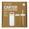 Fellow - Carter Move Mug 3 w 1 - Kubek termiczny + 3 nakrętki - Biały 473 ml - obrazek 4