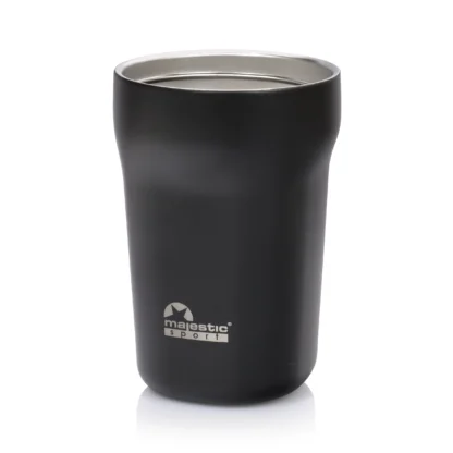 Kubek Termiczny Ze Słomką Majestic Sport Hoody 420 ml Czarny - obrazek 2