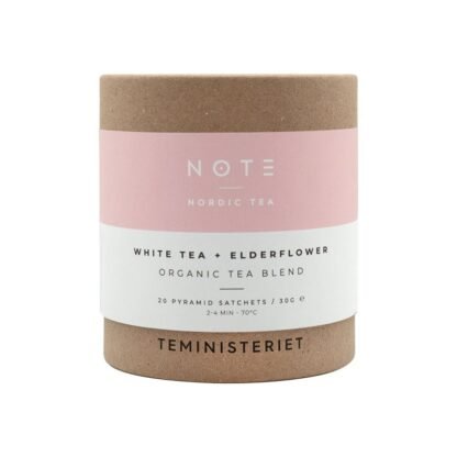 Teministeriet - NOTE White Tea Elderflower Organic - Herbata Biała 20 Torebek