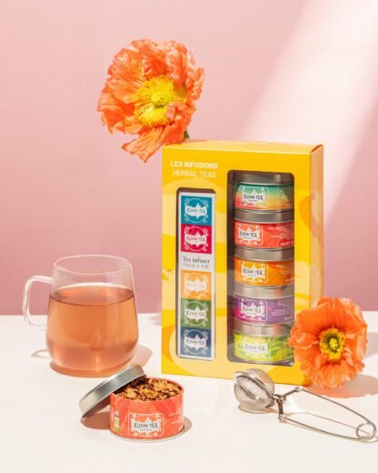Kusmi Tea - Zestaw Prezentowy The Herbal Teas z Zaparzaczem - obrazek 3