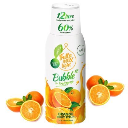 Syrop FruttaMax POMARAŃCZA LIGHT 500ml na 12 litrów - obrazek 2