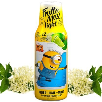 Syrop FruttaMax MINIONKI LIMONKA MIĘTA BEZ LIGHT 500ml na 12 litrów - obrazek 2