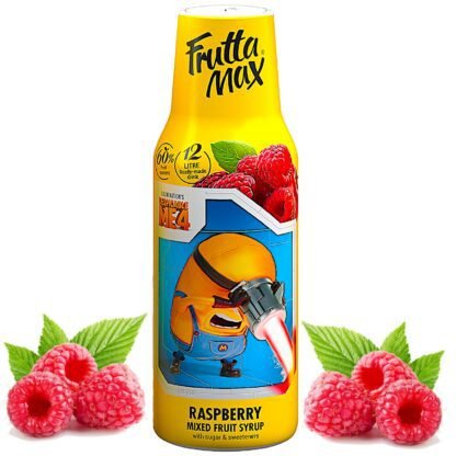 Syrop FruttaMax MINIONKI MALINA 500 ml na 12 litrów - obrazek 2