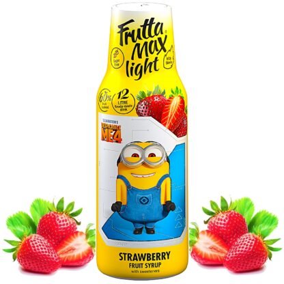 Syrop FruttaMax MINIONKI TRUSKAWKA LIGHT 500ml na 12 litrów - obrazek 2