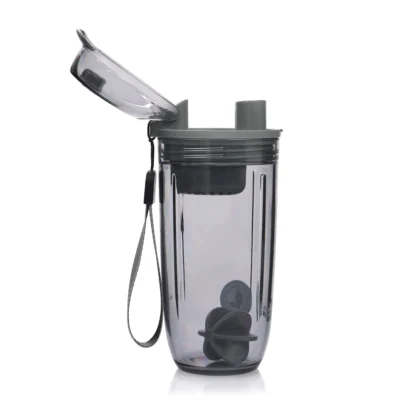 Shaker Tritanowy Majestic Sport Shaky 400 ml Szary - obrazek 2