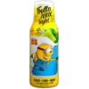 Frutta Max Minions Elder-Lime-Mint – syrop owocowy o orzeźwiającym smaku czarnego bzu, limonki i mięty. Edycja inspirowana filmem "Despicable Me 4" z postacią Minionka na butelce. Zawiera 60% owoców, bez dodatku cukru, słodzony stewią. Idealny do przygotowania 12 litrów napoju dla miłośników lekkich i świeżych smaków.