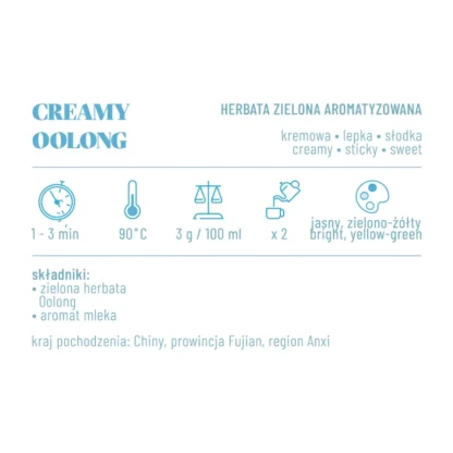 Hard Beans Herbata Niebieska Creamy Oolong 50 g - obrazek 3
