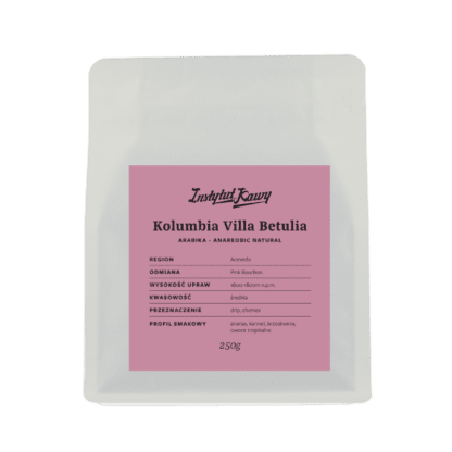 Instytut Kawy - KOLUMBIA VILLA BETULIA Natural Anaerobic Filter 250g