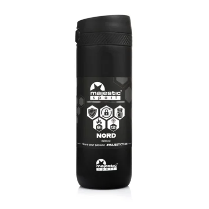 Kubek Termiczny Majestic Sport Nord 600 ml Czarny - obrazek 7