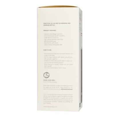 Paper & Tea - Nomad - Butelka Termiczna z Zaparzaczem do Herbaty - Czarna - obrazek 10