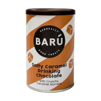 Opakowanie BARÚ Salty Caramel Drinking Chocolate 250 g – czekolada do picia z kawałkami karmelu, dostępna w sklepie z kawą Coffee Selection.