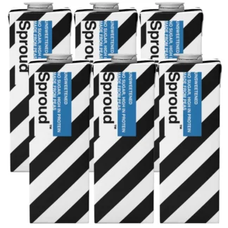 Sproud - Napój Roślinny Unsweetened z Żółtego Grochu - 6 x 1L