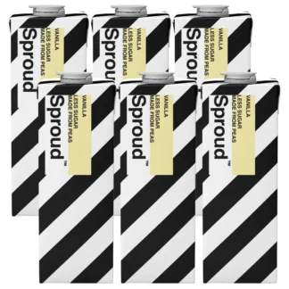 Sproud - Napój Roślinny Vanilla z Żółtego Grochu - 6 x 1L