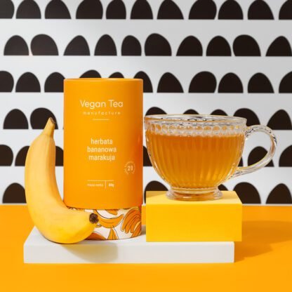 Vegan Tea - Bananowa Marakuja - Herbata Owocowa 80g - obrazek 2