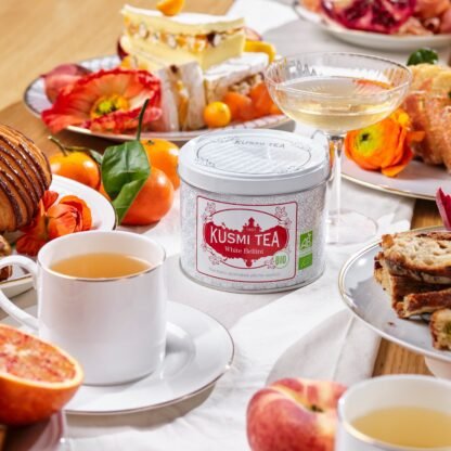 Kusmi Tea - White Bellini - Herbata Sypana 90g - obrazek 6