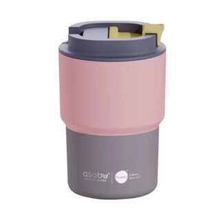 Asobu - Mini Pick Me Up Pastelowy Pomarańczowy - Kubek Termiczny 360 ml