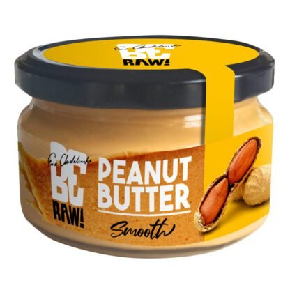 BeRAW! Peanut Butter Krem Orzechowy Smooth Gładkie 100% Orzechów 190 g