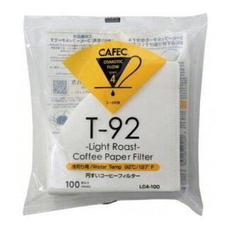 Filtr Papierowy Do Kawy CAFEC LIGHT TH-1 T-92 Cup4 100 Sztuk